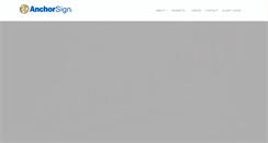 Desktop Screenshot of anchorsign.com